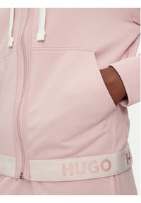 Hugo Bluza Sporty Logo 50520504 Różowy Relaxed Fit. Kolor: różowy. Materiał: bawełna. Styl: sportowy