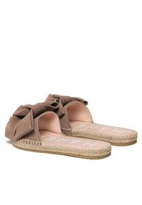 Manebi Espadryle Suede Sandals With Bow W 1.9 J0 Brązowy. Kolor: brązowy. Materiał: zamsz, skóra #5