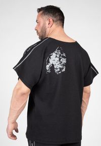 GORILLA WEAR - Buffalo Stary trening szkolny Top - Czarny/Szary. Kolor: wielokolorowy, czarny, szary. Sport: fitness