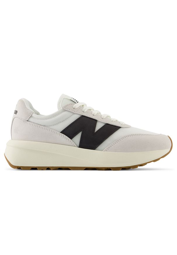 Buty unisex New Balance U370CA – beżowe. Kolor: beżowy. Materiał: skóra, zamsz. Szerokość cholewki: normalna. Sezon: lato
