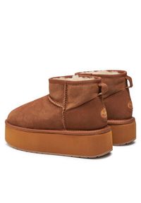 EMU Australia Śniegowce Stinger Micro Flatform W13082 Beżowy. Kolor: beżowy. Materiał: skóra