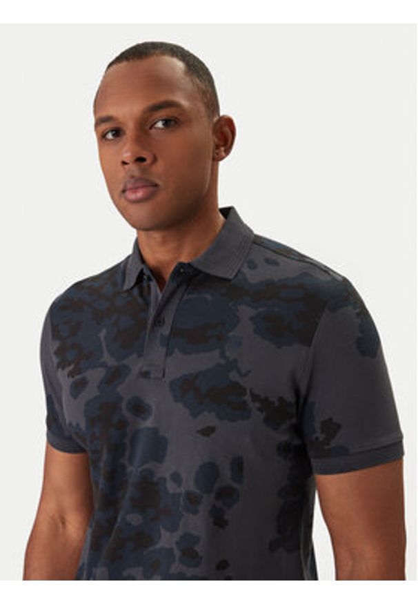 G-Star RAW - G-Star Raw Polo Dunda D27035-C335 Granatowy Slim Fit. Typ kołnierza: polo. Kolor: niebieski. Materiał: bawełna