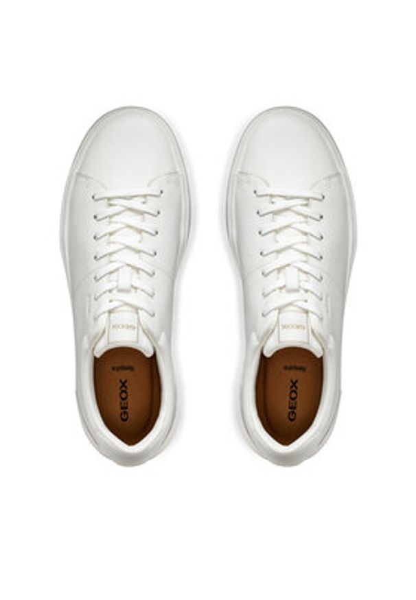 Geox Sneakersy U Baltmoore U65LDD 0009B C1000 Biały. Kolor: biały. Materiał: skóra