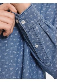 Pepe Jeans Koszula Crawston PM308016 Niebieski Slim Fit. Kolor: niebieski. Materiał: bawełna