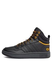 Adidas - adidas Sneakersy Hoops 3.0 Mid IG7928 Czarny. Kolor: czarny. Materiał: skóra #5