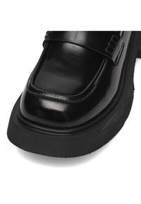 Badura Loafersy WFA2588-1Z Czarny. Kolor: czarny. Materiał: lakier, skóra #5