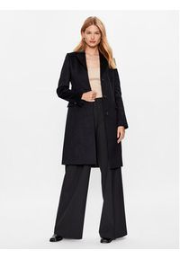 Calvin Klein Płaszcz wełniany K20K205670 Czarny Regular Fit. Kolor: czarny. Materiał: wełna #7