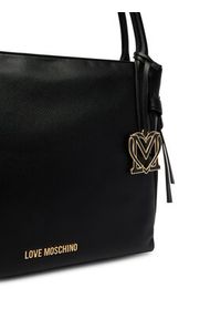 Love Moschino - LOVE MOSCHINO Torebka JC4056PP1PLL0000 Czarny. Kolor: czarny. Materiał: skórzane #6