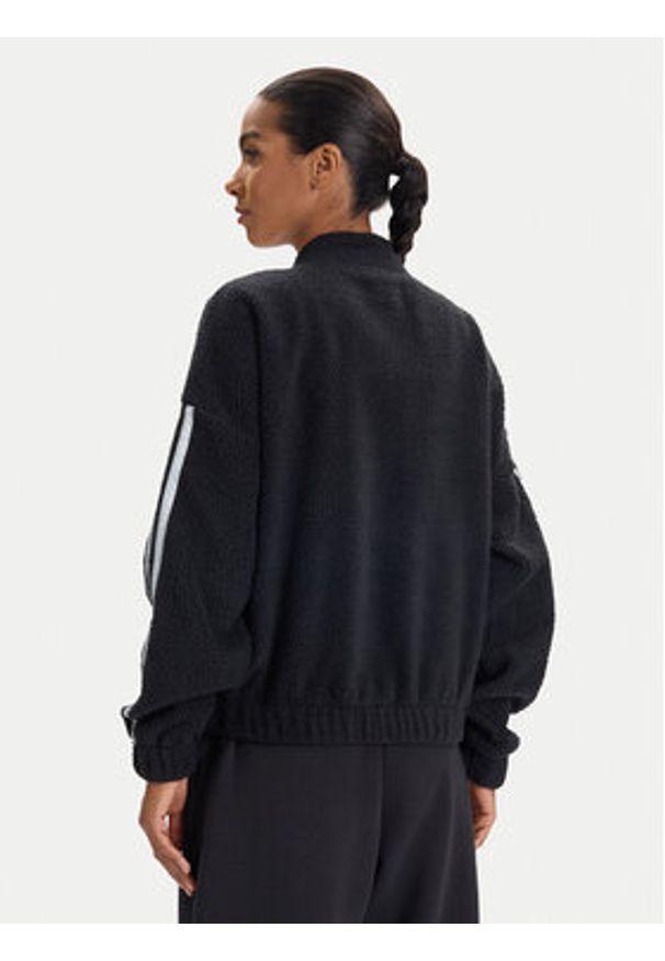 Adidas - adidas Bluza Holiday High Pile JM1891 Czarny Loose Fit. Kolor: czarny. Materiał: syntetyk