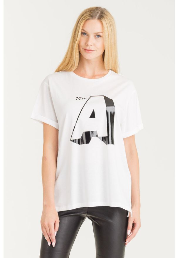 Emporio Armani - T-SHIRT EMPORIO ARMANI. Materiał: materiał. Wzór: nadruk