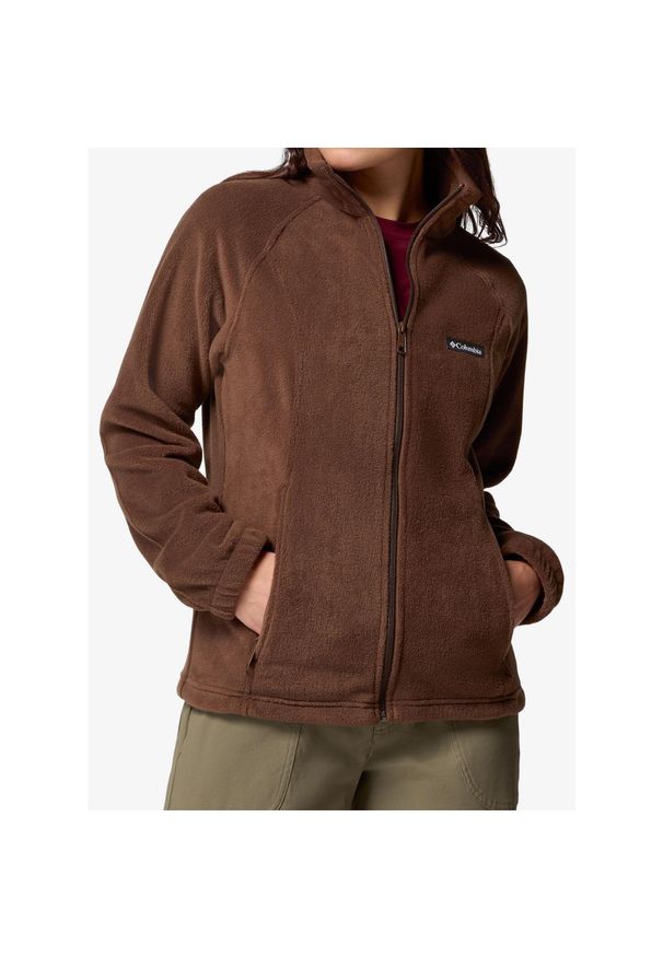 columbia - Bluza damska bez kaptura Columbia Benton Springs FZ. Typ kołnierza: bez kaptura. Kolor: brązowy. Sport: turystyka piesza