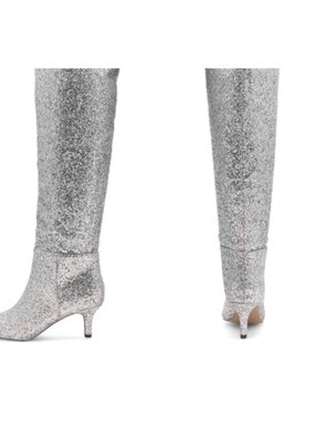 Jenny Fairy Kozaki ELEA LS6022-01 Srebrny. Kolor: srebrny. Materiał: syntetyk