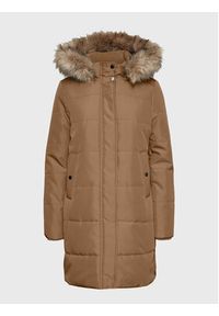 Vero Moda Parka Addison 10267115 Brązowy Regular Fit. Kolor: brązowy. Materiał: syntetyk #5