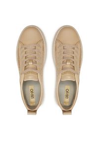 Liu Jo Sneakersy Cleo BF4031 P0102 Beżowy. Kolor: beżowy. Materiał: skóra #5