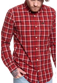 Lee - LEE LEE BUTTON DOWN RED OCHRE L880RNOE. Typ kołnierza: button down. Kolor: czerwony #4