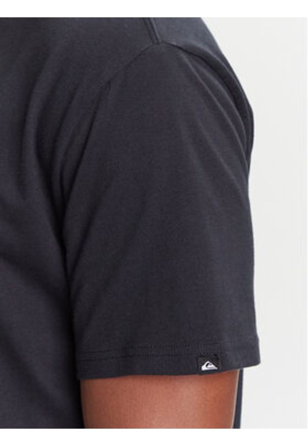 Quiksilver T-Shirt Dna Clicker Tee EQYZT08207 Czarny Comfort Fit. Kolor: czarny. Materiał: bawełna