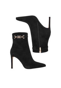 Nine West Botki CEO-LANA-01 Czarny. Kolor: czarny. Materiał: materiał #5