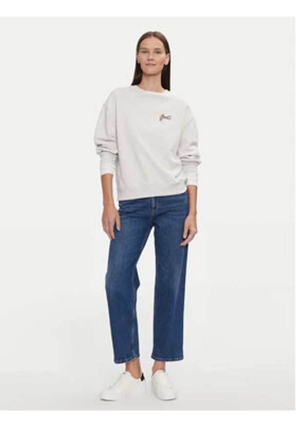 GANT - Gant Bluza 4201239 Szary Loose Fit. Kolor: szary. Materiał: bawełna