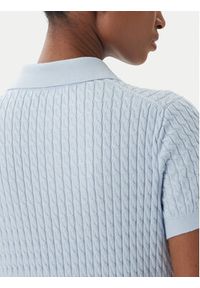 TOMMY HILFIGER - Tommy Hilfiger Sweter WW0WW41474 Niebieski Regular Fit. Kolor: niebieski. Materiał: bawełna #4