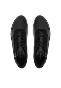 ecco - ECCO Sneakersy 82387451052 Czarny. Kolor: czarny. Materiał: materiał #3