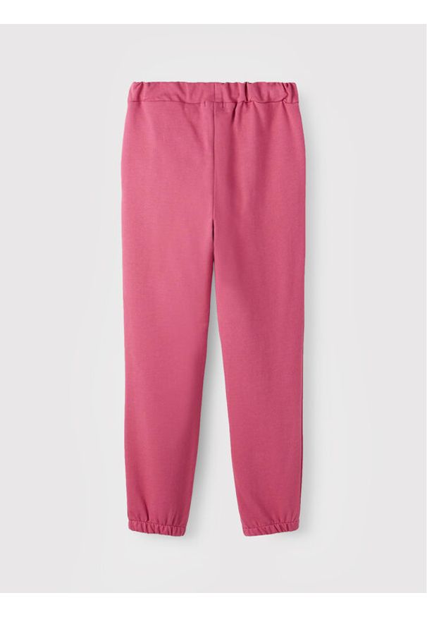 Name it - NAME IT Spodnie dresowe 13205914 Różowy Regular Fit. Kolor: różowy. Materiał: bawełna, dresówka
