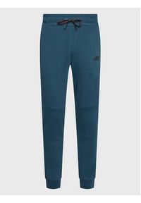 4f - 4F Spodnie dresowe H4Z22-SPMD012 Granatowy Regular Fit. Kolor: niebieski. Materiał: dresówka, bawełna #2