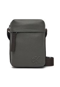 Calvin Klein Saszetka Cargo Reporter S Bag LV04G3080G Szary. Kolor: szary. Materiał: skóra #1