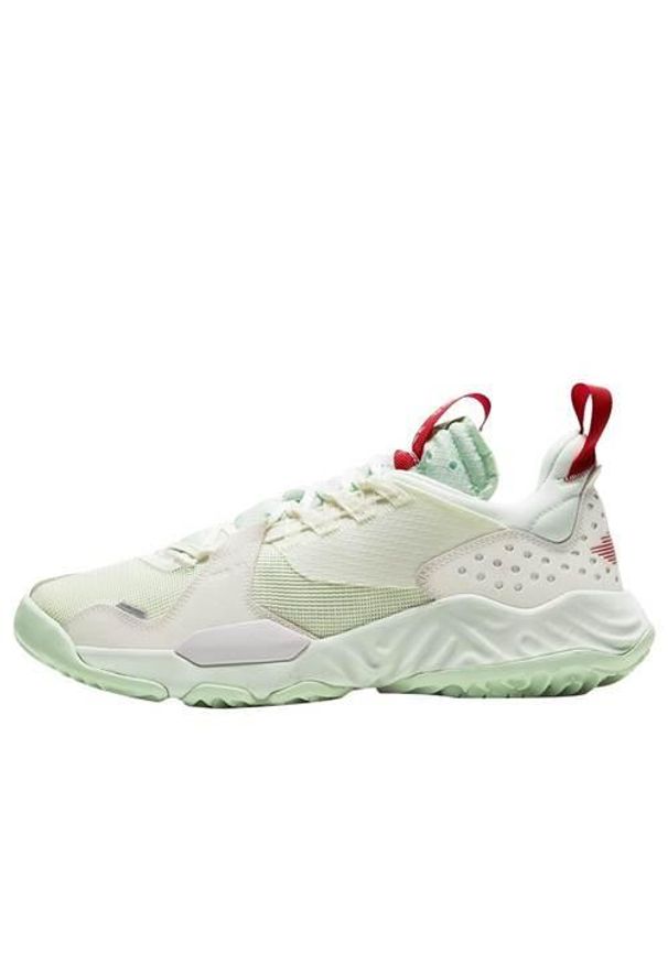 Buty koszykarskie męskie Nike Jordan Delta. Zapięcie: sznurówki. Kolor: biały, wielokolorowy, zielony. Materiał: materiał, syntetyk, tkanina. Szerokość cholewki: normalna