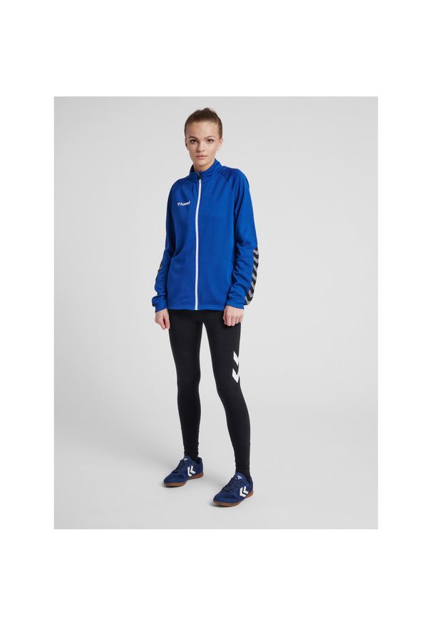 Kurtka damska Hummel Zip hmlAUTHENTIC Poly. Kolor: niebieski. Materiał: poliester. Sport: fitness