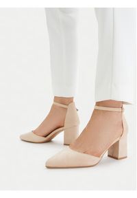 Jenny - JENNY Czółenka CEO-AMMA WSS20968-01. Beżowy. Kolor: beżowy. Materiał: materiał #7