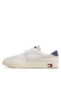 Tommy Jeans Sneakersy Vulcanized Ess EM0EM01106 Beżowy. Kolor: beżowy. Materiał: skóra #4