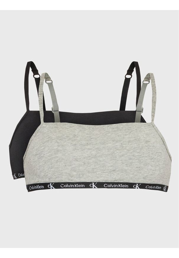 Calvin Klein Underwear Komplet biustonoszy topów 000QF7215E Kolorowy. Materiał: bawełna. Wzór: kolorowy