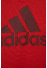 adidas Performance Bluza dziecięca HE9286 kolor czerwony z nadrukiem. Okazja: na co dzień. Kolor: czerwony. Materiał: poliester, dzianina. Wzór: nadruk. Styl: casual #2