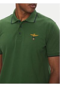 Aeronautica Militare Polo 251PO1308P82 Zielony Regular Fit. Typ kołnierza: polo. Kolor: zielony. Materiał: bawełna #3