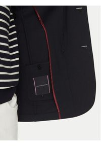 TOMMY HILFIGER - Tommy Hilfiger Marynarka MW0MW39188 Granatowy Regular Fit. Kolor: niebieski. Materiał: syntetyk #4