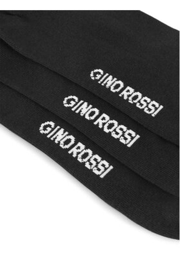 Gino Rossi Skarpety 3MB-001-AW24 (3-pack) Czarny. Kolor: czarny. Materiał: bawełna