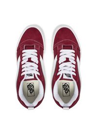 Vans Tenisówki Knu Skool VN000D22ZCF1 Bordowy. Kolor: czerwony. Materiał: materiał #5