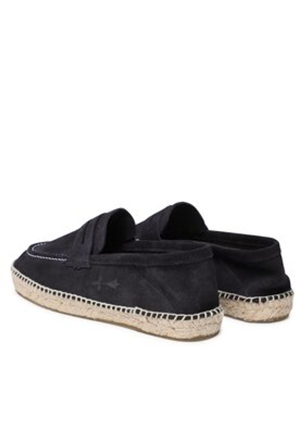 Manebi Espadryle Loeafers Espadrilles K 1.5 Granatowy. Kolor: niebieski. Materiał: zamsz, skóra