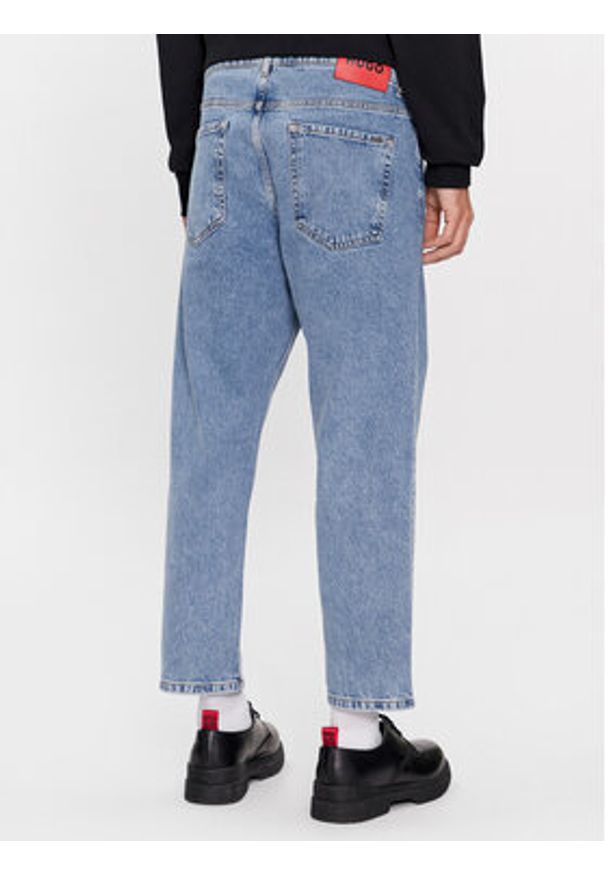 Hugo Jeansy 50507854 Niebieski Loose Fit. Kolor: niebieski