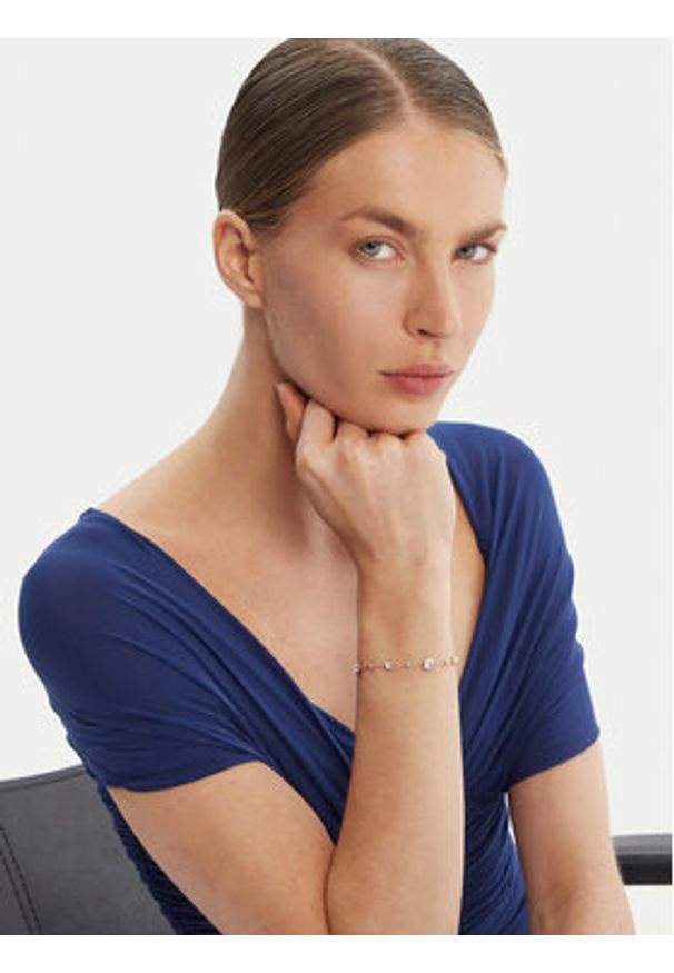 Swarovski Bransoletka Imber 5730677 Różowe złoto. Materiał: metalowe. Kolor: złoty, różowy, wielokolorowy