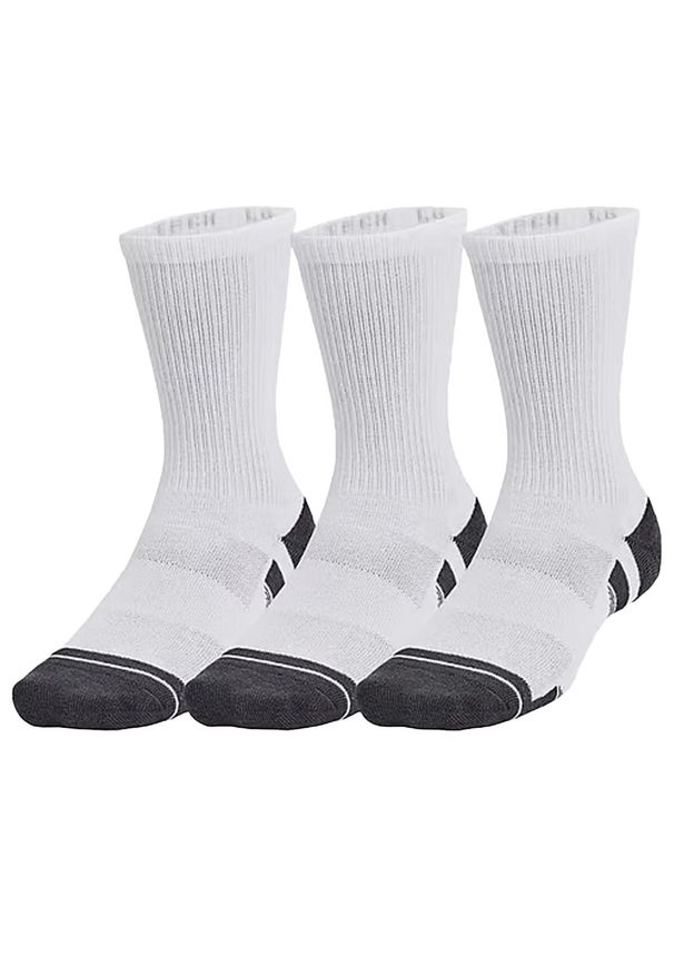 Under Armour - Skarpety Męskie Performance Tech (zestaw 3 Sztuk). Kolor: biały