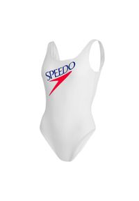 Strój kąpielowy jednoczęściowy damski Speedo Deep U-BK. Kolor: biały