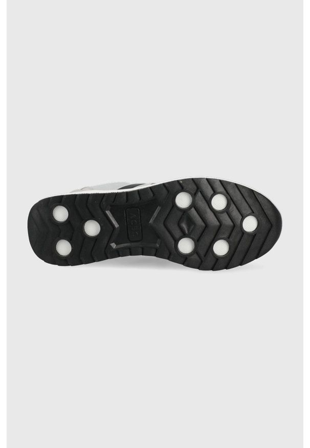 ACBC buty kolor szary. Nosek buta: okrągły. Zapięcie: sznurówki. Kolor: szary. Materiał: materiał, guma. Szerokość cholewki: normalna