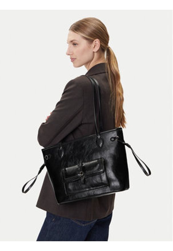 Monnari Torebka BAG6000 Czarny. Kolor: czarny. Materiał: skórzane