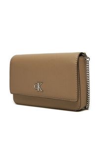Calvin Klein Torebka K60K612260 Beżowy. Kolor: beżowy. Materiał: skórzane #4