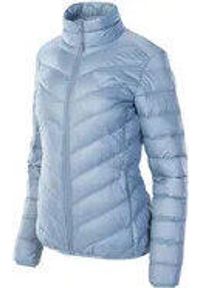 Kurtka pikowana damska Iguana Blanca. Kolor: niebieski. Sezon: zima. Styl: sportowy