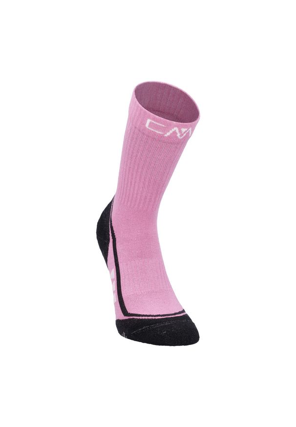 Skarpety damskie CMP Trekking Sock SuperSoft 50 Mid. Kolor: różowy. Sport: turystyka piesza