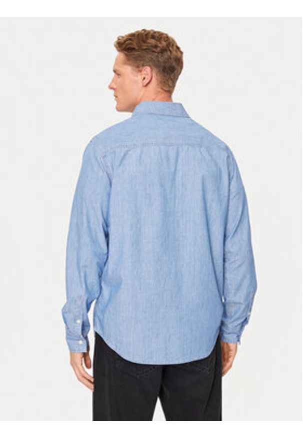 Calvin Klein Jeans Koszula J30J326676 Niebieski Regular Fit. Kolor: niebieski. Materiał: bawełna