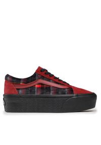 Tenisówki Vans. Kolor: czerwony