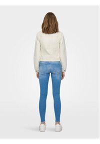 only - ONLY Kurtka jeansowa Tia 15177238 Écru Regular Fit. Materiał: bawełna #3